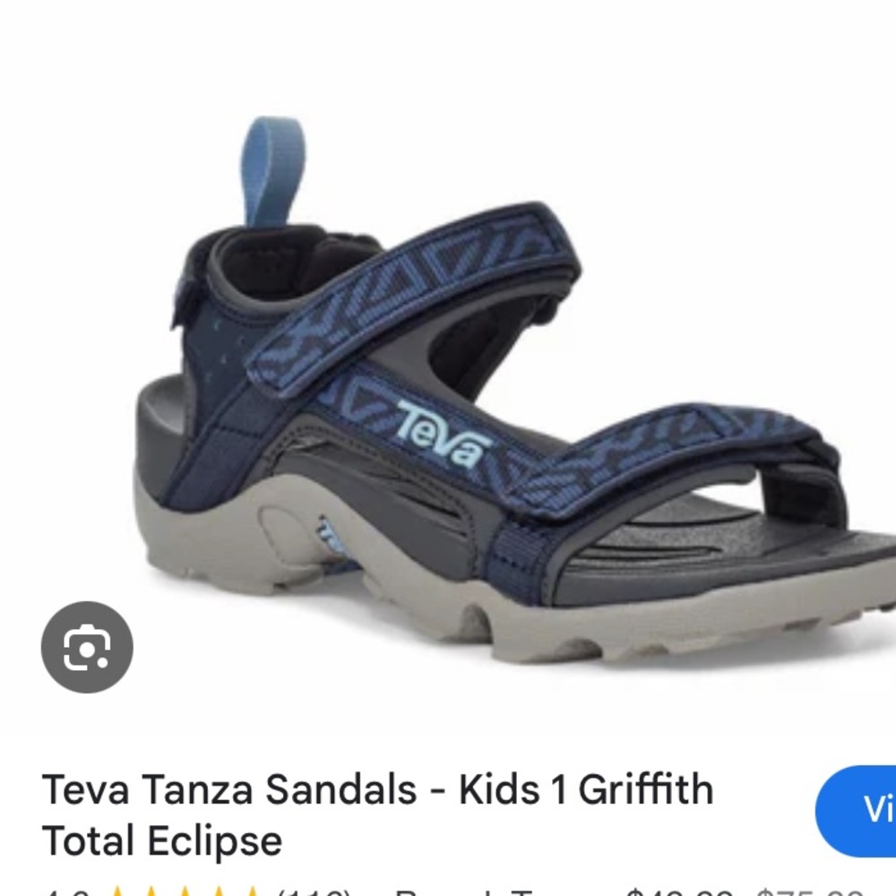 Teva 
Tanza Sandals - Kids'  in color: Griffith Total eclipse